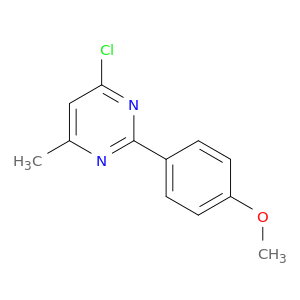 Pyrimidine, 4-chloro-2-(4-methoxyphenyl)-6-methyl-