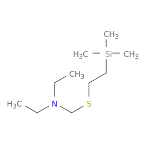 Ethanamine, N-ethyl-N-[[[2-(trimethylsilyl)ethyl]thio]methyl]-