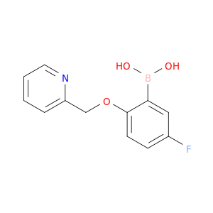 [5-fluoro-2-(pyridin-2-ylmethoxy)phenyl]boronic acid