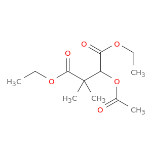 Butanedioic acid, 3-(acetyloxy)-2,2-dimethyl-, diethyl ester