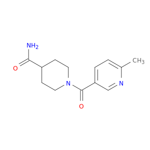 4-Piperidinecarboxamide, 1-[(6-methyl-3-pyridinyl)carbonyl]-