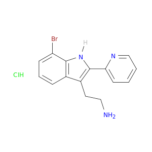 2-(7-Bromo-2-pyridin-2-yl-1H-indol-3-yl)-ethylamine hydrochloride