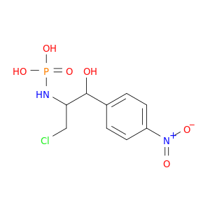 Phosphoramidic acid, [2-chloro-1-[hydroxy(4-nitrophenyl)methyl]ethyl]-