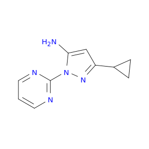 3-cyclopropyl-1-(pyrimidin-2-yl)-1H-pyrazol-5-amine