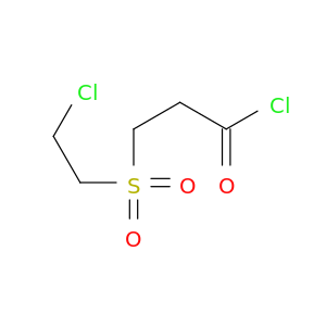 Propanoyl chloride, 3-[(2-chloroethyl)sulfonyl]-