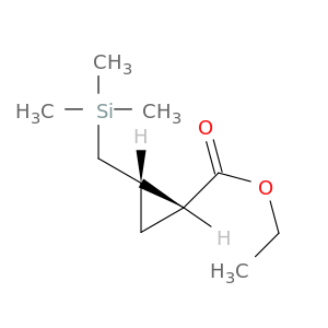 Cyclopropanecarboxylic acid, 2-[(trimethylsilyl)methyl]-, ethyl ester, cis-