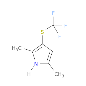 1H-Pyrrole, 2,5-dimethyl-3-[(trifluoromethyl)thio]-