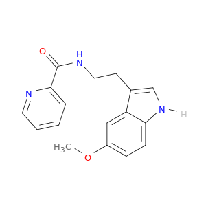 2-Pyridinecarboxamide,N-[2-(5-methoxy-1H-indol-3-yl)ethyl]-