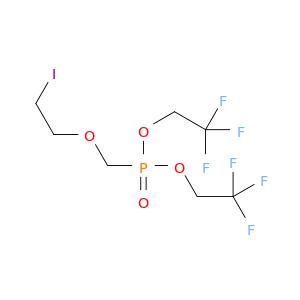 Phosphonic acid, [(2-iodoethoxy)methyl]-, bis(2,2,2-trifluoroethyl) ester