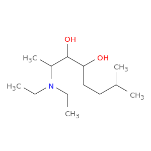 3,4-Octanediol, 2-(diethylamino)-7-methyl-
