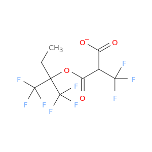 Propanedioic acid, (trifluoromethyl)-, ethyl2,2,2-trifluoro-1-(trifluoromethyl)ethyl ester