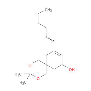 2,4-Dioxaspiro[5.5]undec-9-en-8-ol, 10-(1-hexenyl)-3,3-dimethyl-