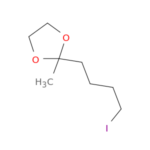 1,3-Dioxolane, 2-(4-iodobutyl)-2-methyl-