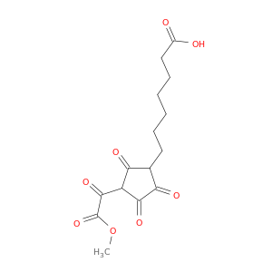 Cyclopentaneheptanoic acid, 3-(methoxyoxoacetyl)-2,4,5-trioxo-