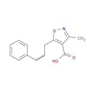 4-Isoxazolecarboxylicacid, 3-methyl-5-(3-phenyl-2-propen-1-yl)-