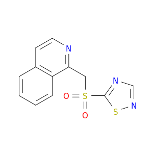 Isoquinoline, 1-[(1,2,4-thiadiazol-5-ylsulfonyl)methyl]-