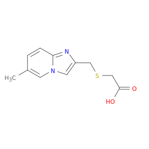 2-[({6-Methylimidazo[1,2-a]pyridin-2-yl}methyl)sulfanyl]acetic Acid