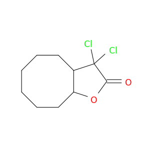 Cycloocta[b]furan-2(3H)-one, 3,3-dichlorooctahydro-