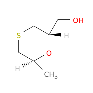 1,4-Oxathiane-2-methanol, 6-methyl-, trans-