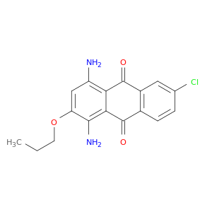 9,10-Anthracenedione, 1,4-diamino-6-chloro-2-propoxy-