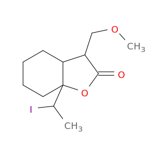 2(3H)-Benzofuranone, hexahydro-7a-(1-iodoethyl)-3-(methoxymethyl)-