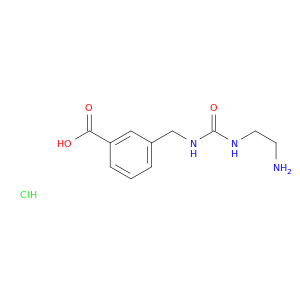 3-({[(2-aminoethyl)carbamoyl]amino}methyl)benzoic acid hydrochloride