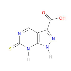 1H-Pyrazolo[3,4-d]pyrimidine-3-carboxylic acid, 5,6-dihydro-6-thioxo-