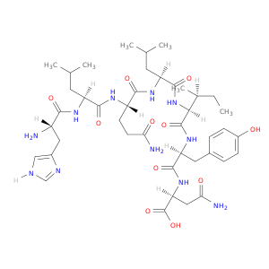 L-Asparagine, L-histidyl-L-leucyl-L-glutaminyl-L-leucyl-L-isoleucyl-L-tyrosyl-