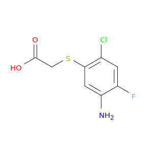 Acetic acid, [(5-amino-2-chloro-4-fluorophenyl)thio]-