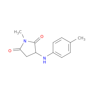 1-methyl-3-[(4-methylphenyl)amino]pyrrolidine-2,5-dione