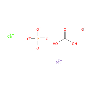 Calcium manganese carbonate hydroxide phosphate