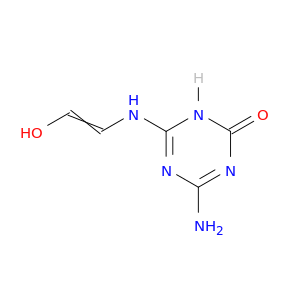 4-氨基-6-[(2-羟基乙烯基)氨基]-1,3,5-三嗪-2(1H)-酮