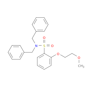 Benzenesulfonamide, 2-(2-methoxyethoxy)-N,N-bis(phenylmethyl)-