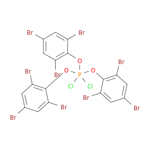 Phosphorane,dichlorotris(2,4,6-tribromophenoxy)- (9CI)