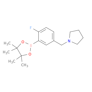 2-Fluoro--5-pyrrolidinomethylphenylboronic acid, pinacol ester