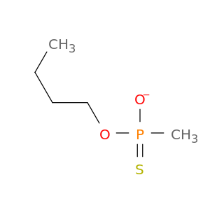 Phosphonothioic acid, methyl-, O-butyl ester(6CI,7CI,8CI,9CI)