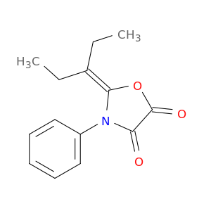 2-(pentan-3-ylidene)-3-phenyl-1,3-oxazolidine-4,5-dione