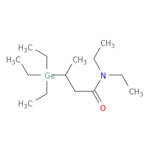 Butanamide, N,N-diethyl-3-(triethylgermyl)-