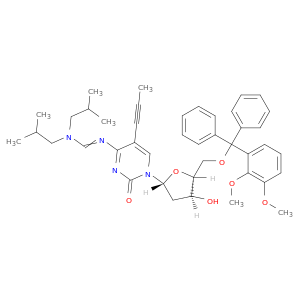 5'-O-(DIMETHOXYTRITYL)-N4-(DIISOBUTYLAMINO)METHYLIDENE-5-(1-PROPYNYL)-2'-DEOXYCYTIDINE