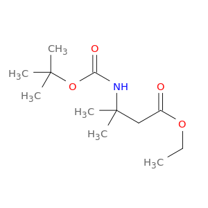 3-(叔丁氧基羰基氨基)-3-甲基丁酸乙酯