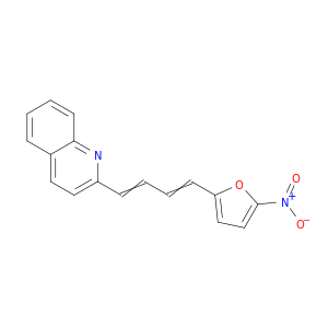 2-(5-Nitro-2-furyl-1,3-butadienyl)quinoline