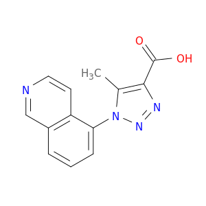 1-(Isoquinolin-5-yl)-5-methyl-1H-1,2,3-triazole-4-carboxylic Acid
