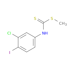 N-(3-CHLORO-4-IODO-PHENYL)-1-METHYLSULFANYL-METHANETHIOAMIDE