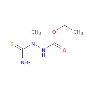 Hydrazinecarboxylic acid, 2-(aminothioxomethyl)-2-methyl-, ethyl ester