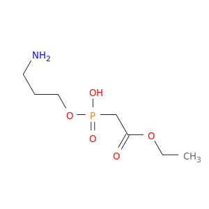 Acetic acid, 2-[(3-aminopropoxy)hydroxyphosphinyl]-, ethyl ester