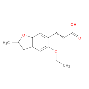 3-(5-Ethoxy-2-methyl-2,3-dihydro-1-benzofuran-6-yl)prop-2-enoic Acid