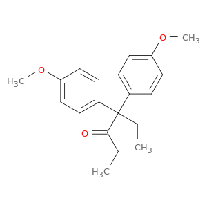 3-Hexanone, 4,4-bis(4-methoxyphenyl)-