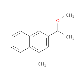 Naphthalene, 3-(1-methoxyethyl)-1-methyl-