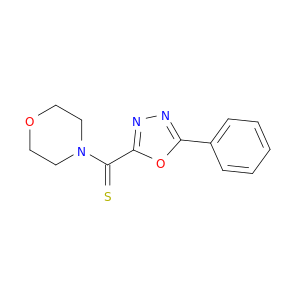 Morpholine, 4-[(5-phenyl-1,3,4-oxadiazol-2-yl)thioxomethyl]-