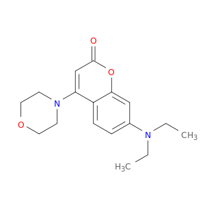 2H-1-Benzopyran-2-one, 7-(diethylamino)-4-(4-morpholinyl)-